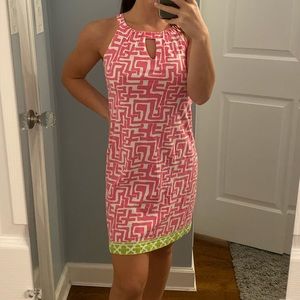 Barbara Gerwit Pink / Green Printed Dress